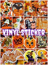 Load image into Gallery viewer, Mystery Spooky Sticker Pack 5pc -- True Vintage Treat Bag